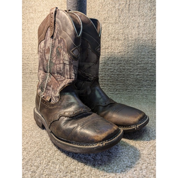 Justin Gypsy Boots Womens 10B Cowgirl Camouflage Brown L9609